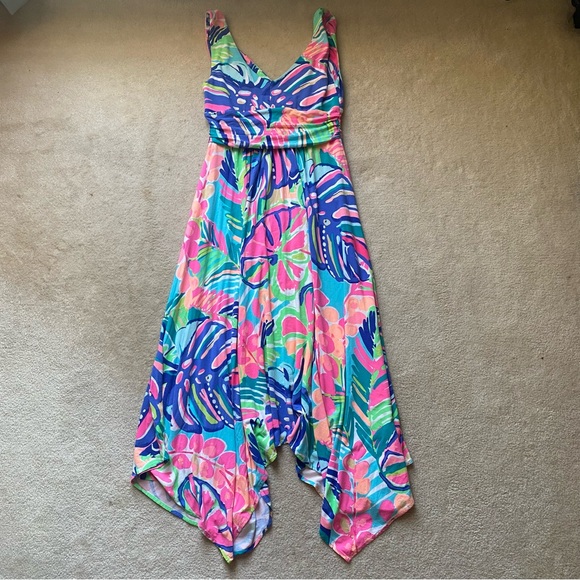 Lilly Pulitzer Dresses & Skirts - Lilly Pulitzer Sloane Midi Dress Size Small Maxi Sleeveless Beach Tropical